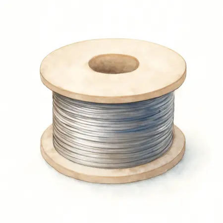 Water color illustrative image of a generic 0.030 in. E71T-GS Flux Core Welding Wire, 10 lb. Roll