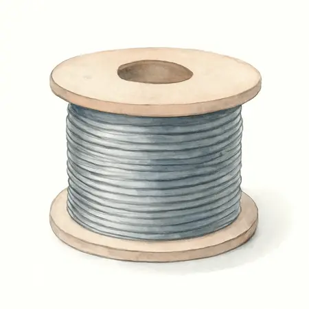 Water color illustrative image of a generic 0.030 in. E71T-GS Flux Core Welding Wire, 2 lb. Roll