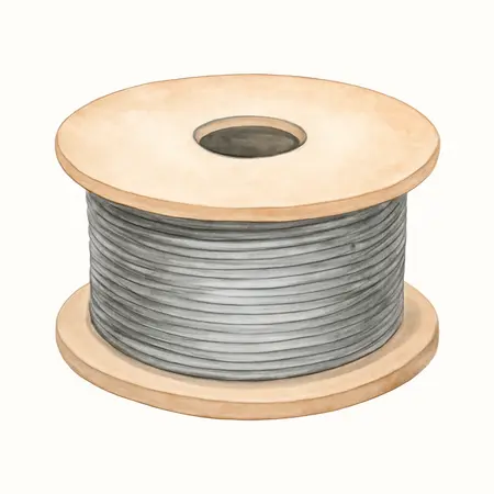 Water color illustrative image of a generic 0.035 in. E71T-GS Flux Core Welding Wire, 10 lb. Roll