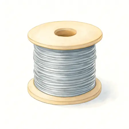 Water color illustrative image of a generic 0.035 in. E71T-GS Flux Core Welding Wire, 2 lb. Roll