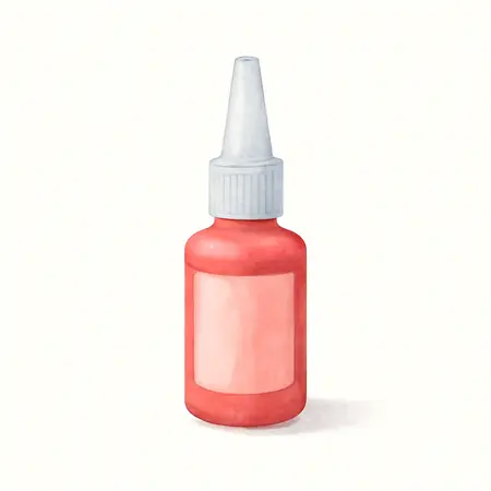 Water color illustrative image of a generic 0.20 oz. Permanent Threadlock