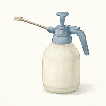 Water color illustrative image of a generic 0.5 Gallon Multi-Purpose Sprayer