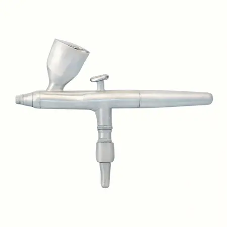 Water color illustrative image of a generic 0.5mm Siphon-Feed Dual-Action Airbrush