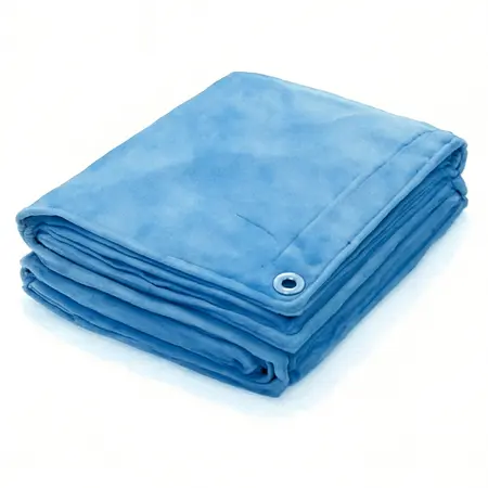 Water color illustrative image of a generic HFT 28 ft. 10 in. x 59 ft. Blue All-Purpose/Weather-Resistant Tarp