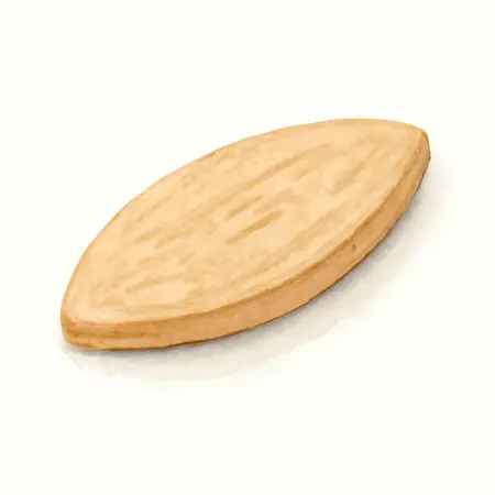 Water color illustrative image of a generic #0 Hardwood Biscuits, 150 Pack