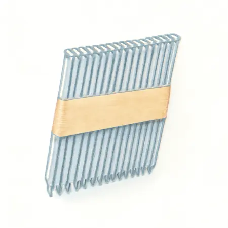 Water color illustrative image of a generic 1-1/2 in. 15 GA Bright Finish Nails, 1,000 Pc.