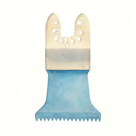 Water color illustrative image of a generic 1-3/16 in. Bi-Metal Plunge/Flush Precision Tooth Cutting Blade for Oscillating Multi-Tools
