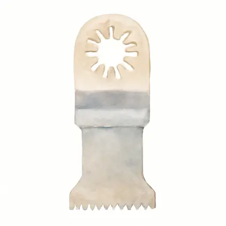 Water color illustrative image of a generic 1-3/8 in. Carbide Tooth Reduced Neck Cutting Blade for Oscillating Multi-Tools
