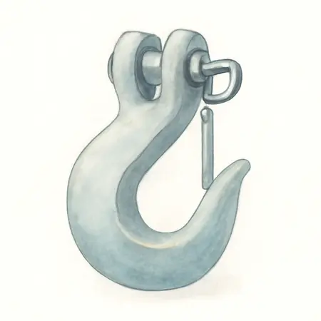 Water color illustrative image of a generic 10,000 lb. Capacity Tow Hook Kit