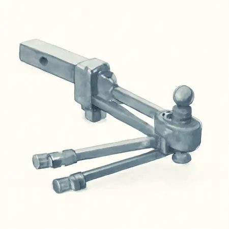 Water color illustrative image of a generic 10000 lb. Capacity Weight-Distributing Hitch
