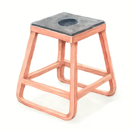 Water color illustrative image of a generic PITTSBURGH 1000 Lb. Capacity Dirt Bike Stand