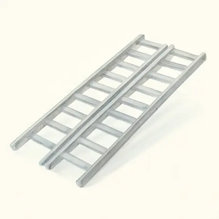 Water color illustrative image of a generic 1000 lb. Capacity 10 in. x 84 in. Steel Loading Ramps, Set of Two