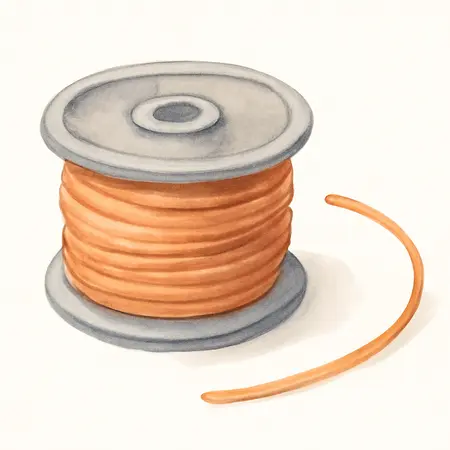 Water color illustrative image of a generic 100 ft. 0.065 in. String Trimmer Line