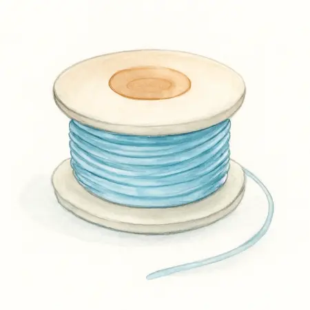 Water color illustrative image of a generic 10 Ft. 0.065 In. String Trimmer Line, 2 Pk.