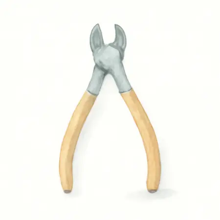 Water color illustrative image of a generic 10 In. End Nipper