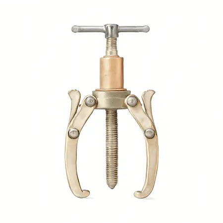 Water color illustrative image of a generic 10 Ton 3 Jaw Hydraulic Gear Puller