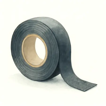 Water color illustrative image of a generic 10 ft. x 1 in. Self-Bonding Super Tape