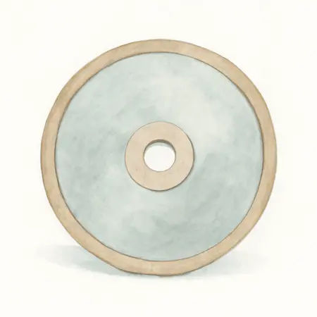 Water color illustrative image of a generic 10 in. Continuous Rim Wet Cut Diamond Blade
