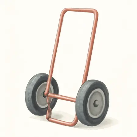 Water color illustrative image of a generic 10 in. Heavy Duty Generator Wheel Kit