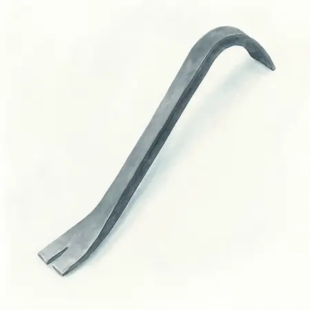 Water color illustrative image of a generic 10 in. Multi-Purpose Pry Bar