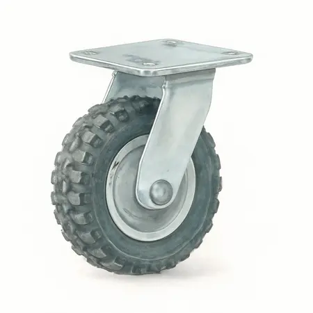 Water color illustrative image of a generic 10 in. Pneumatic Rigid Caster