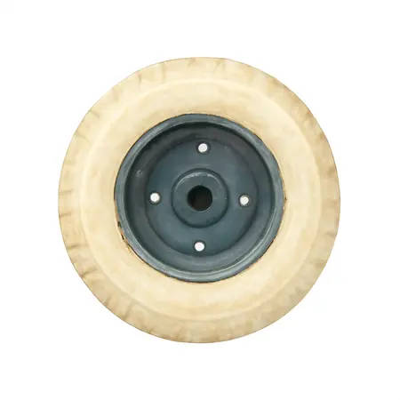 Water color illustrative image of a generic 10 in. Pneumatic Tire with Black Hub