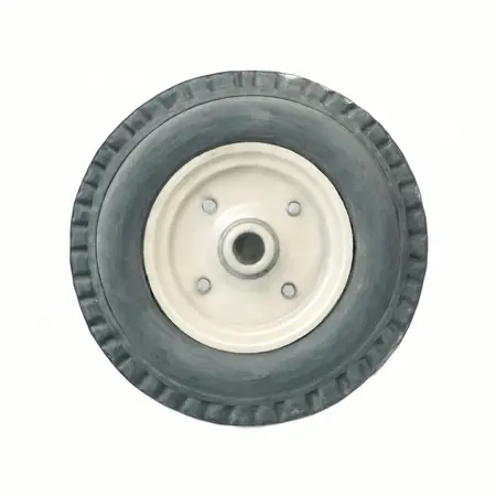 Water color illustrative image of a generic 10 in. Pneumatic Tire with Steel Hub