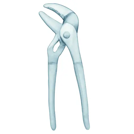 Water color illustrative image of a generic 10 in. Adjustable Soft-Jaw Pliers