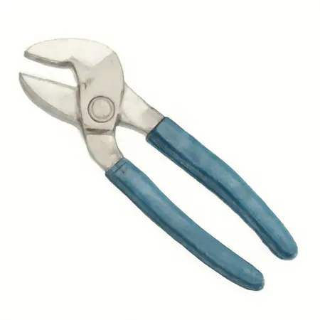 Water color illustrative image of a generic 10 in. Pliers Wrench with Comfort Grip