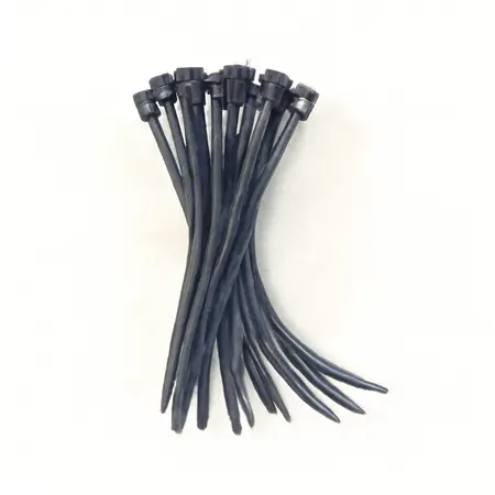 Water color illustrative image of a generic 11 in. UV-Resistant Black Cable Ties, 100-Pack