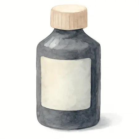 Water color illustrative image of a generic 11 oz. Gloss Black Chassis And Grille Paint