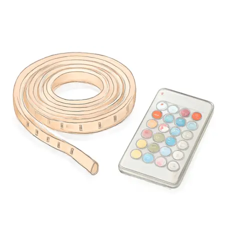 Water color illustrative image of a generic 12 Ft. LED Tape Light