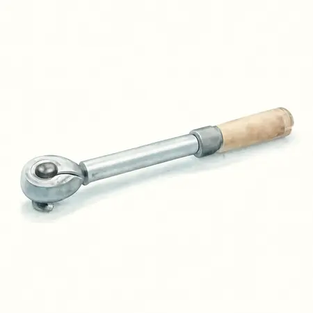 Water color illustrative image of a generic 1/2 In. 40-250 ft. lb. Professional Split Beam Torque Wrench