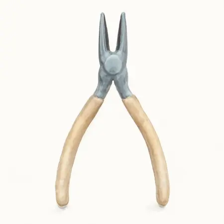 Water color illustrative image of a generic 12 in. Internal Straight Snap Ring Pliers