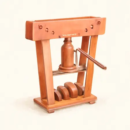 Water color illustrative image of a generic 12 Ton Hydraulic Pipe Bender