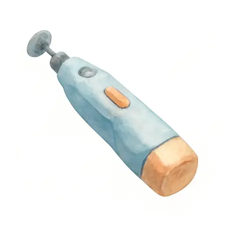 Water color illustrative image of a generic 12V Cordless Variable-Speed Rotary Tool Kit, 19-Piece