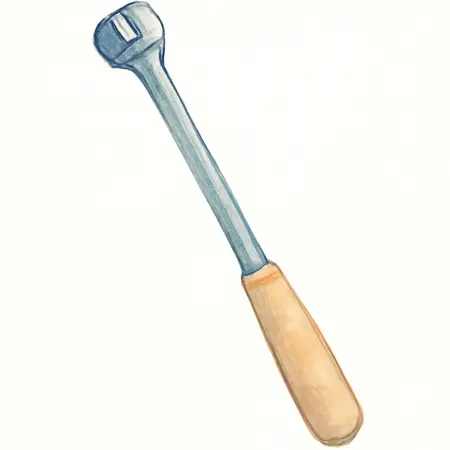 Water color illustrative image of a generic 1/2 in. Drive 18 in. Breaker Bar