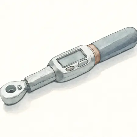 Water color illustrative image of a generic 1/2 in. Drive 12.5-250 ft. lb. Digital Angle Torque Wrench