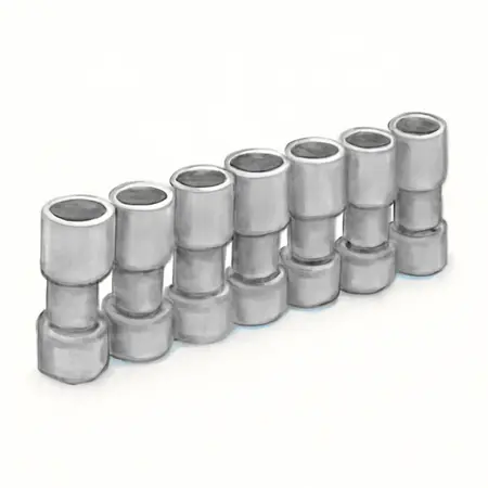 Water color illustrative image of a generic 1/2 in. Drive Metric Impact Swivel Socket Set, 7 Piece