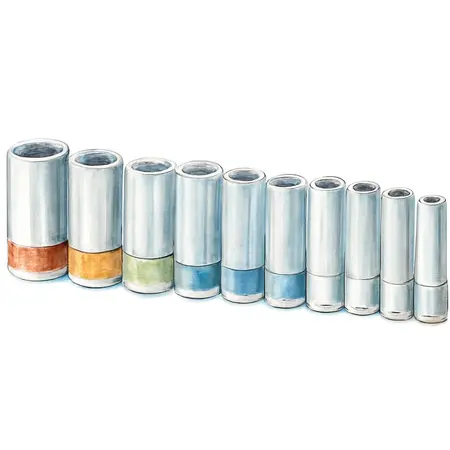 Water color illustrative image of a generic 1/2 in. Drive SAE Chrome Socket Set, 10 Pc.
