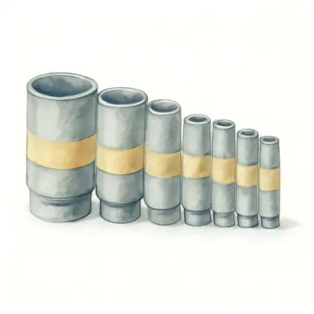 Water color illustrative image of a generic 1/2 in. Drive SAE High Visibility Socket Set, 10 Piece