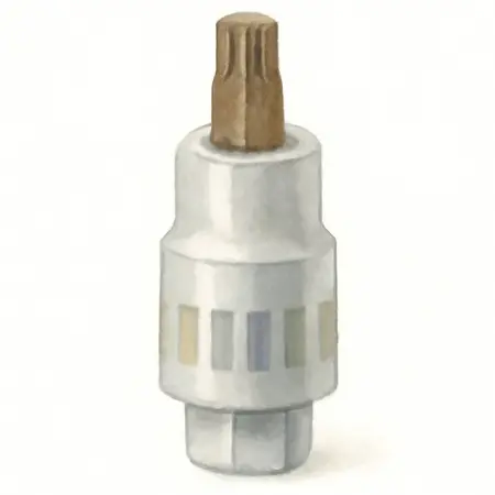 Water color illustrative image of a generic 1/2 in. Drive Star Bit Socket Set, 9 Piece