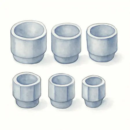 Water color illustrative image of a generic 1/2 in. Drive Wheel Bearing Lock Nut Set