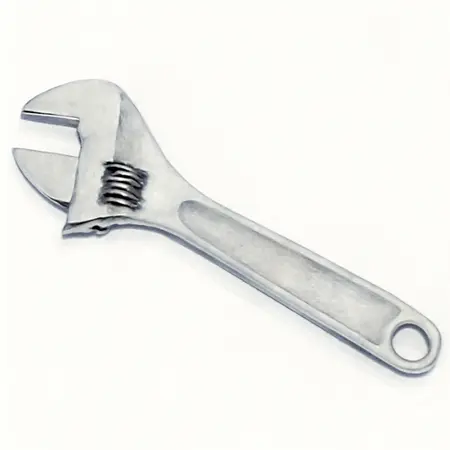 Water color illustrative image of a generic 12 in.  High Performance Adjustable Wrench