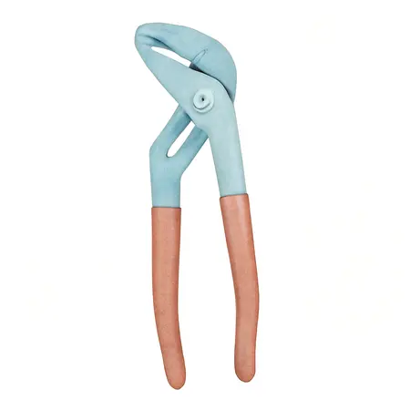 Water color illustrative image of a generic 12 in. High Performance V-Jaw Groove Joint Pliers