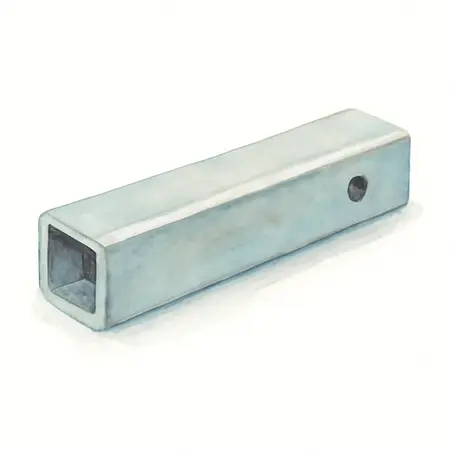 Water color illustrative image of a generic 12 in. Hitch Extender