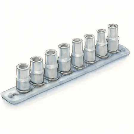 Water color illustrative image of a generic 1/2 in. Socket Rail