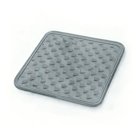 Water color illustrative image of a generic 12 in. x 12 in. Self-Adhesive Rubber Safety Mat with Tread Surface