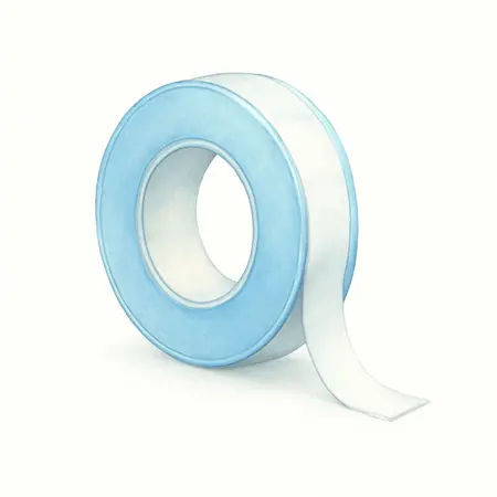 Water color illustrative image of a generic 1/2 in. x 43-1/2 ft. Thread Seal Tape, 10 Pack