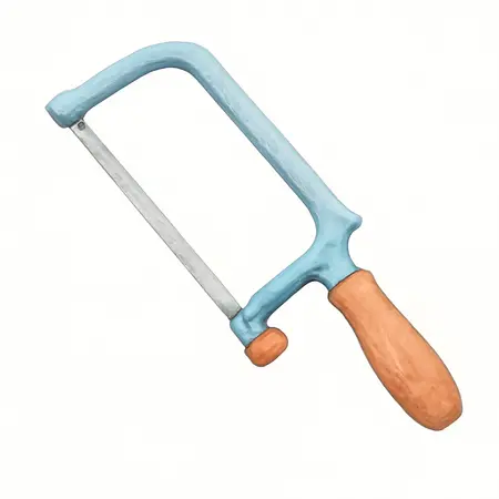 Water color illustrative image of a generic 12 in. 360° Adjustable Hacksaw